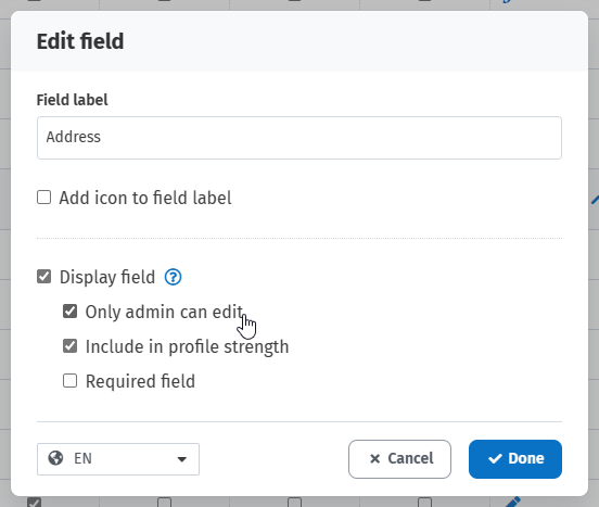 Field mappings data ownership and user test - Only admin can edit.png