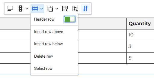 Insert and edit tables - Table Editing Menu.png