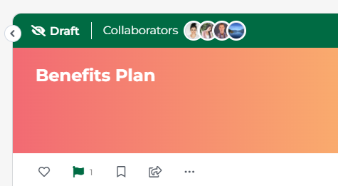 Collaborate on a page - Draft banner.png