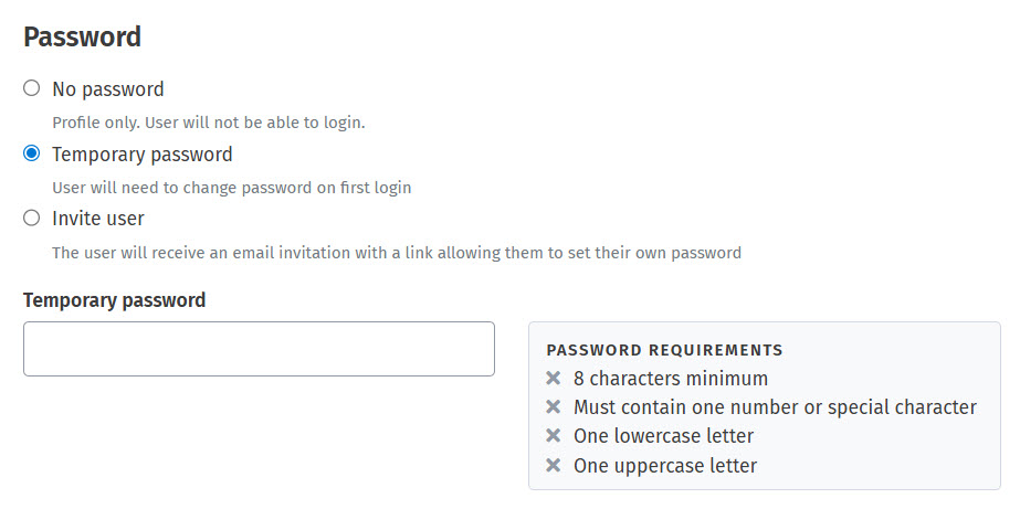 Activate profile only users - Temporary password.jpg